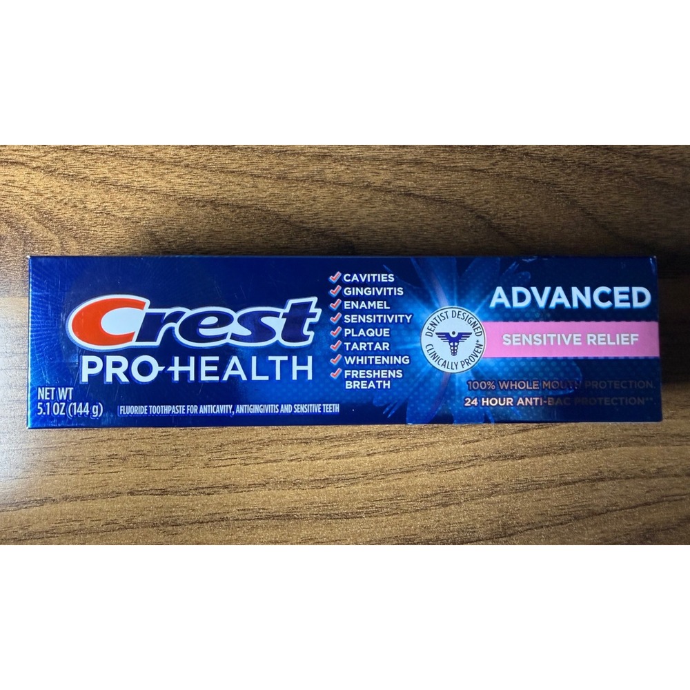 Crest Pro-Health Advanced Sensitive Relief Toothpaste 5.1oz NEW
